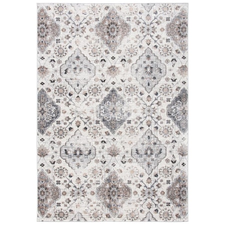 Safavieh 5 ft. 1 in. x 7 ft. 6 in. Shivan Rectangle Power Loomed Rug Ivory & Grey SHV148F-5